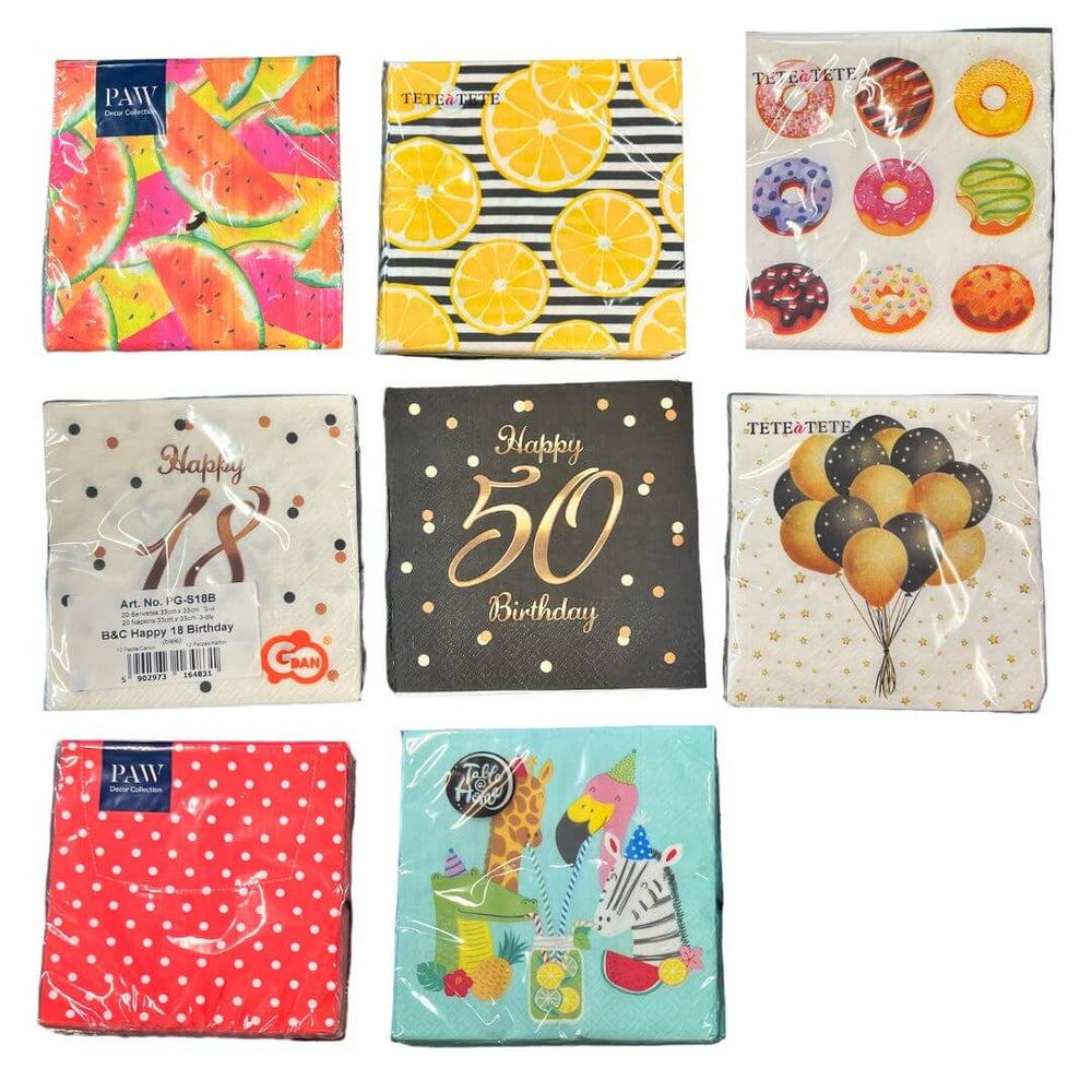 SERVILLETAS 20/1 33x33 CM FIES