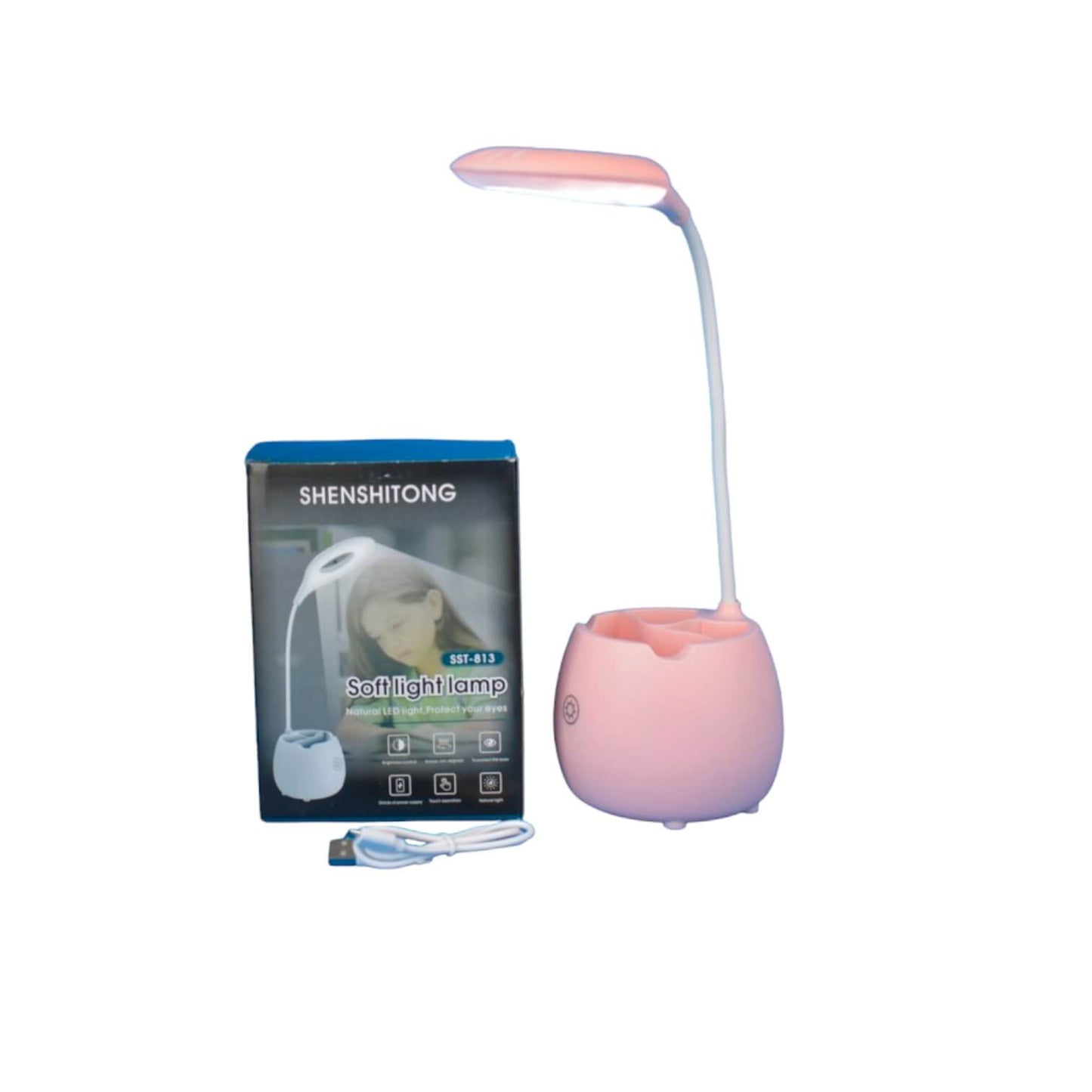 LAMPARA PORTA LAPIZ LED RECARG